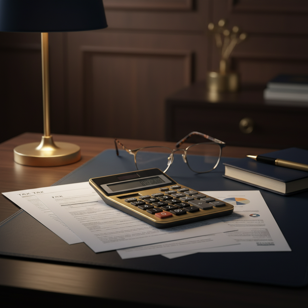 Tax planning imagery